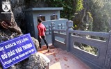Cận cảnh cây cầu đồ sộ, xây dựng trái phép tại di sản Tràng An